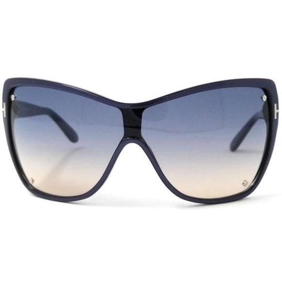Tom Ford Ekaterina Sunglasses Blue Gradient Lens - Picture 2 of 3